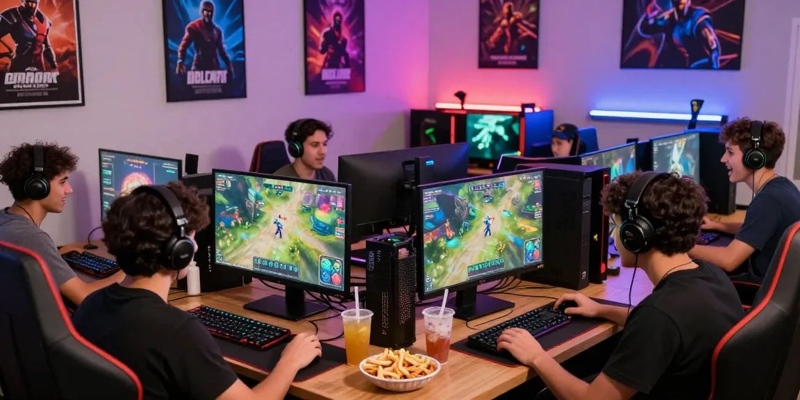 Players enjoying games at https://gemwin.pics/, showcasing vibrant gaming graphics and a lively atmosphere.