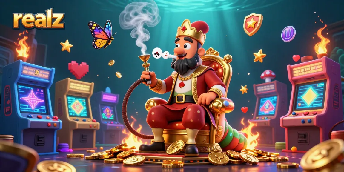Experience the thrill of realz gaming with vibrant 3D elements and a unique atmosphere.