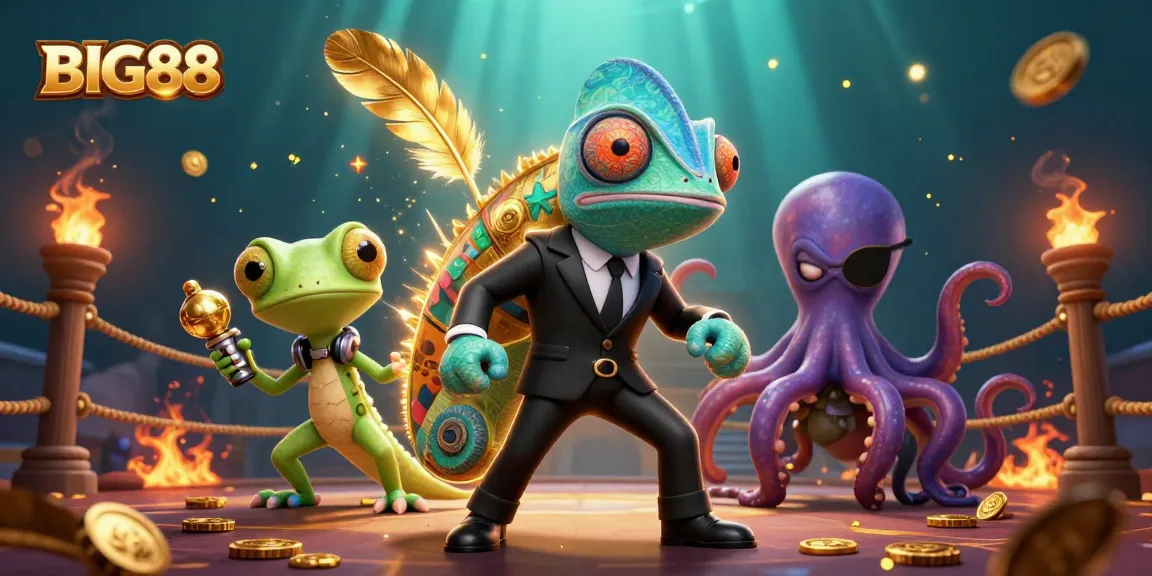 Experience thrilling gameplay at BIG88 with colorful characters and vibrant casino elements