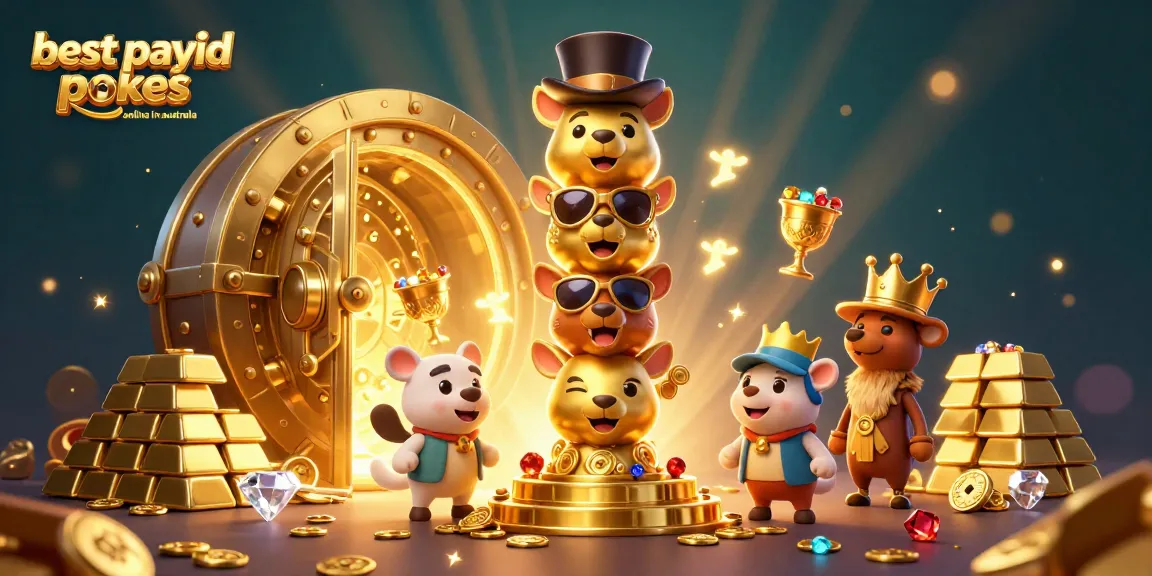 Engage with the best payid pokes online in australia, featuring rich casino symbols and vibrant elements.