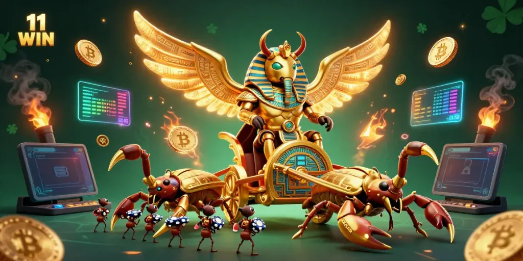 Engage in exhilarating gaming at 11 WIN with vibrant visuals and dynamic casino elements.