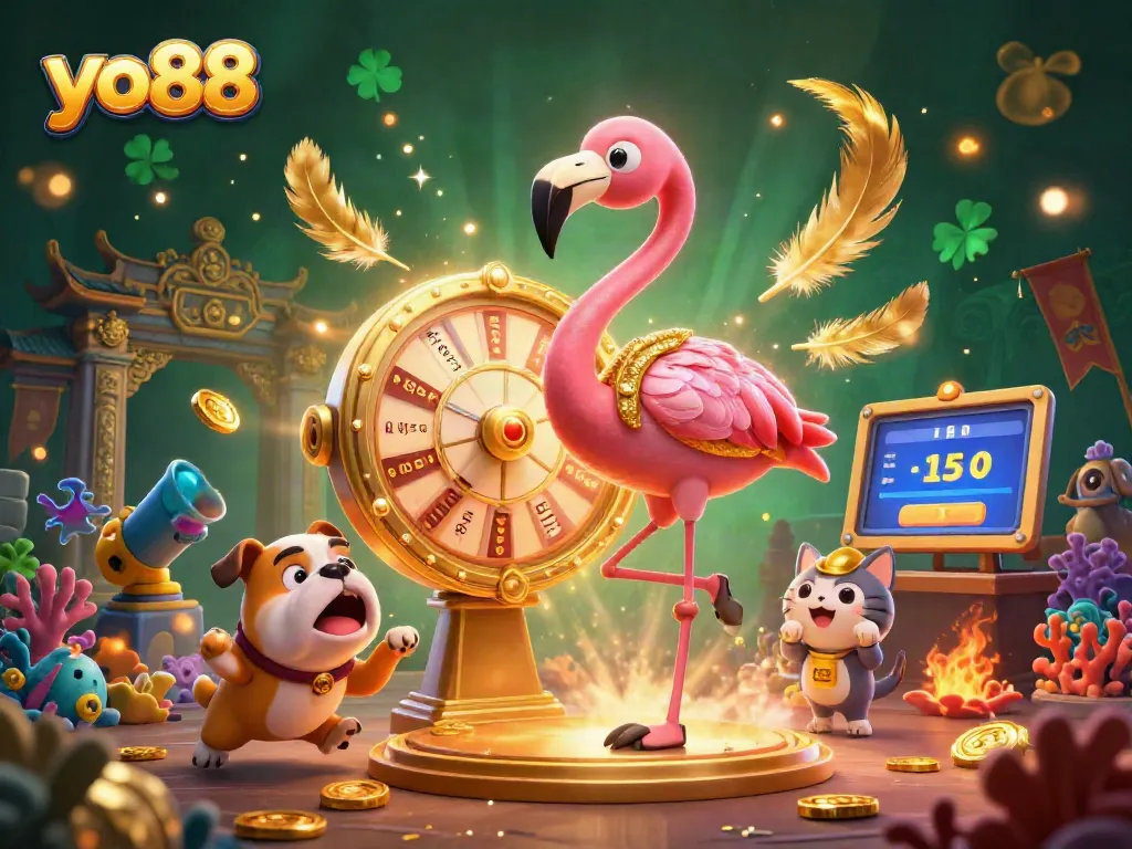 Experience exciting fish shooting action with yo88's vibrant underwater scene featuring dynamic characters and immersive elements.