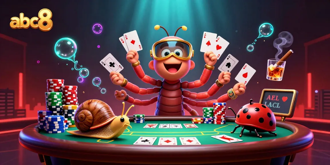 Engage in exciting gameplay with abc8 as a millipede dealer showcases cards and casino thrill.