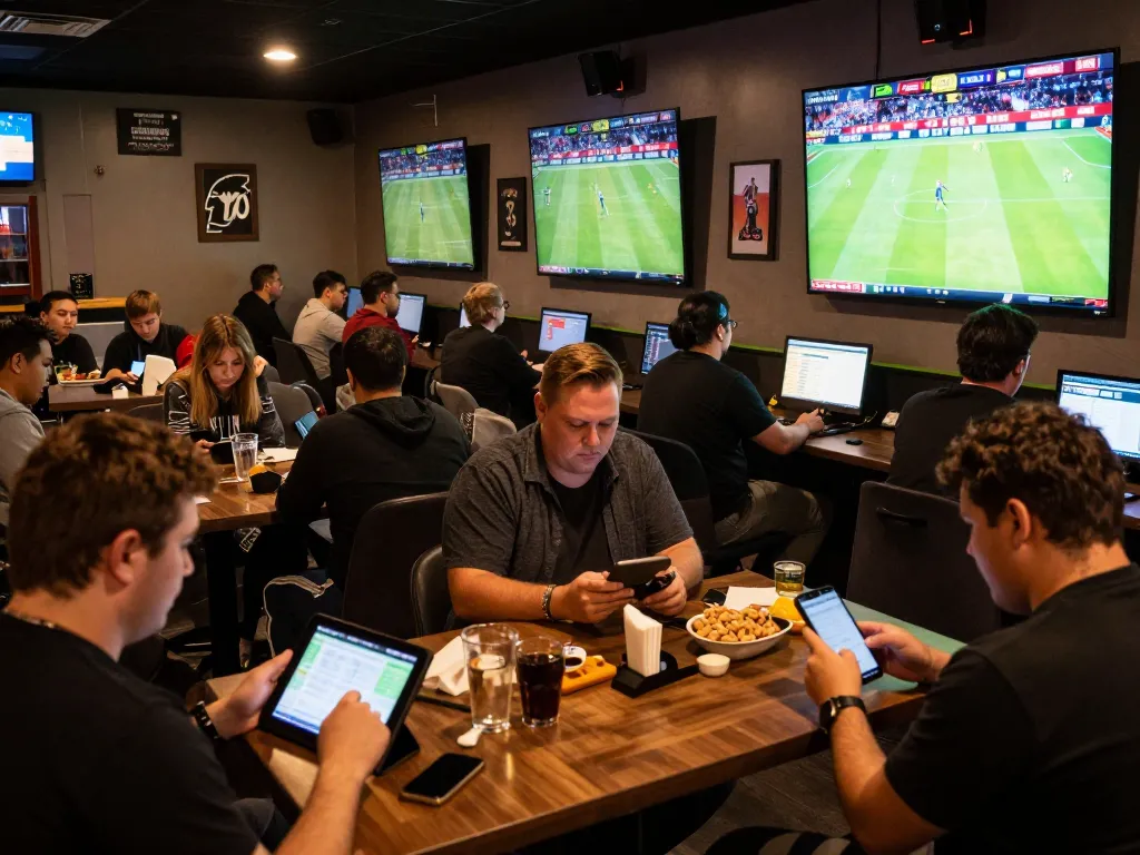 Savor the excitement of soi keo nha cai in a dynamic sports betting lounge filled with enthusiastic fans.