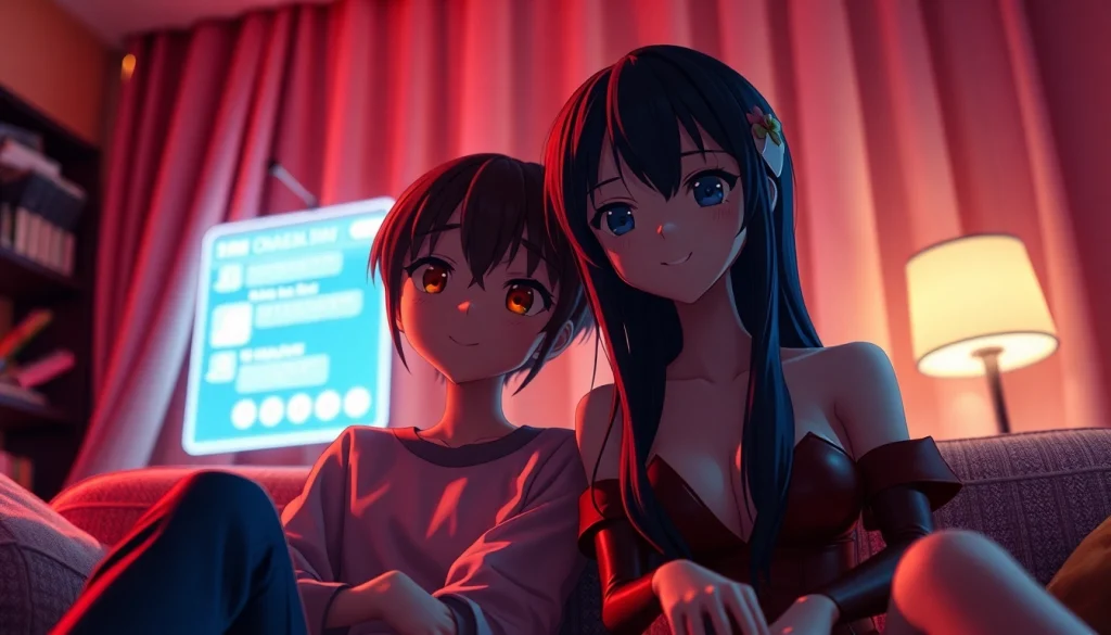 Experience engaging ai chat nsfw with playful AI characters in a cozy, intimate setting.