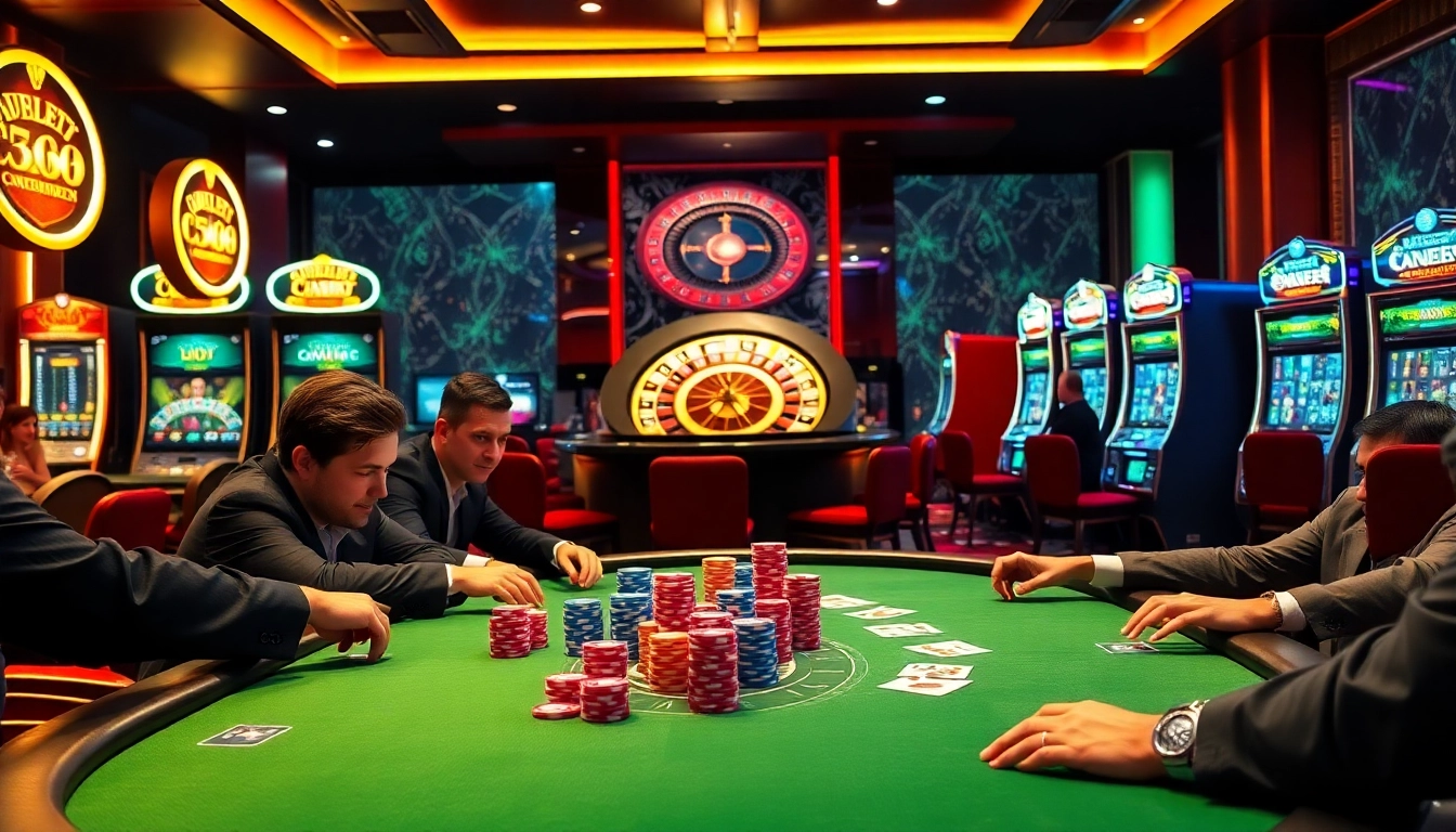 Experience excitement at C168’s vibrant poker table with professional players in action.